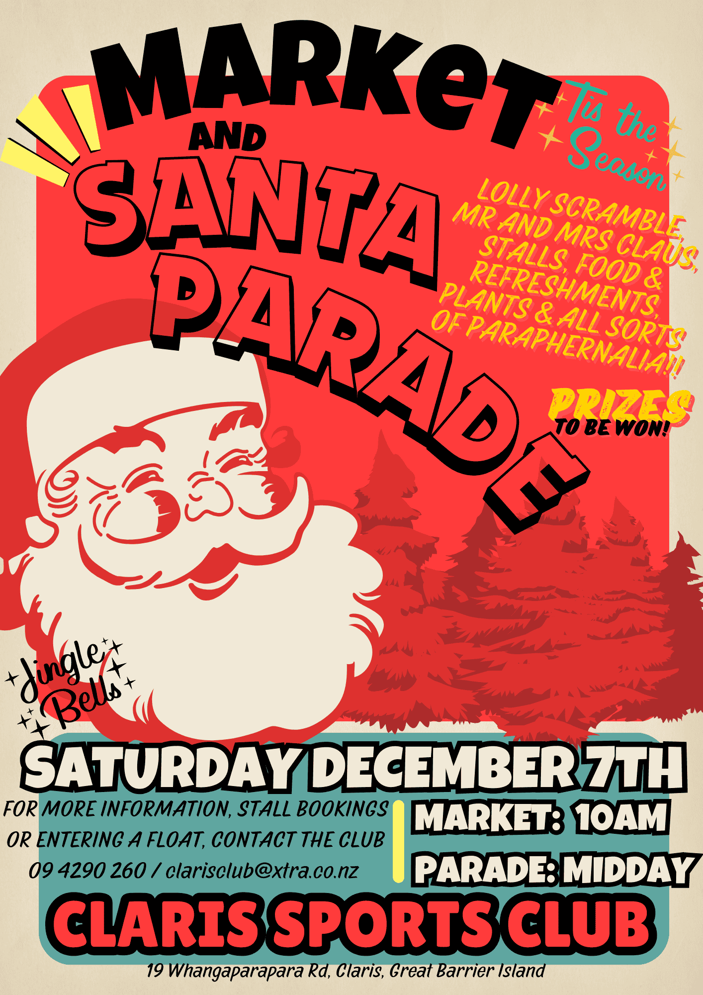 Red and Blue Vintage Christmas Party Flyer (1) copy